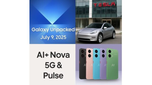 Samsung Galaxy Z Fold 7, Flip 7 & Flip FE Coming on July 9! | AI+ Nova 5G & Pulse Launch in India | Tesla Opens First Showroom in Mumbai! Samsung, AI+ Smartphone, Tesla