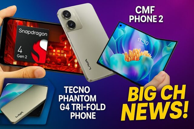 Techno Phantom G4 Tri-Fold Phone at MWC 2026, CMF Phone 2 Leak & Lava Blaze Dragon Launch at ₹10K – Big Tech News! Techno phantom g4, lava dragon blaze