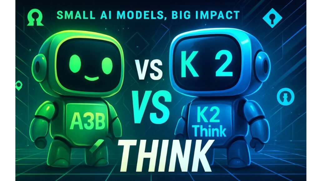 AI, A3B and K2 Think
