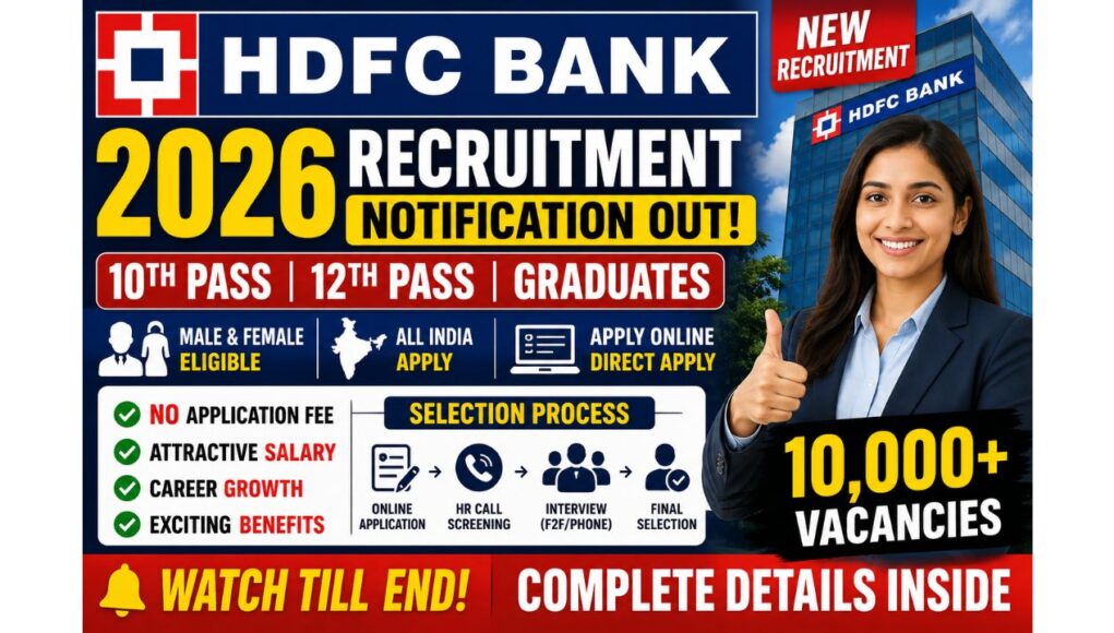 HDFC Bank Recruitment