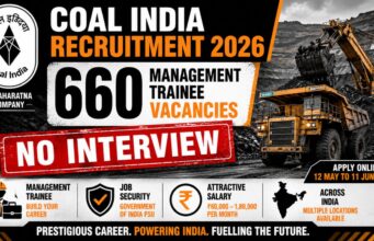 Coal India Recruitment 2026: 660 Management Trainee Vacancies Without Interview Coal India