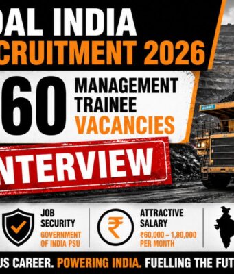Coal India Recruitment 2026: 660 Management Trainee Vacancies Without Interview Coal India