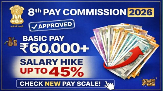 8th Pay Commission 2026: Expected Salary Hike for SSC, Railway & Other Government Exams 8th Pay