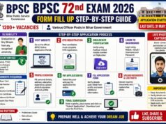 BPSC 72nd Exam 2026 Application Form: Complete Step-by-Step Guide BPSC 72nd Exam