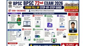 BPSC 72nd Exam 2026 Application Form: Complete Step-by-Step Guide BPSC 72nd Exam