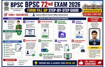 BPSC 72nd Exam 2026 Application Form: Complete Step-by-Step Guide BPSC 72nd Exam