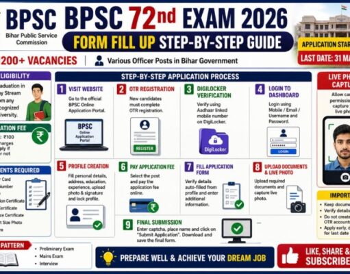 BPSC 72nd Exam 2026 Application Form: Complete Step-by-Step Guide BPSC 72nd Exam