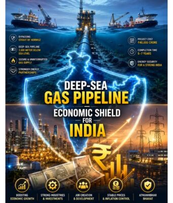 India’s Big Energy Plan: Can a Deep-Sea Gas Pipeline Protect the Economy? Deep-Sea Gas Pipeline