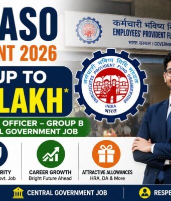 EPFO ASO Recruitment 2026 Notification Out – Salary ₹1.75 Lakh, Eligibility, Vacancy & Exam Pattern EPFO ASO