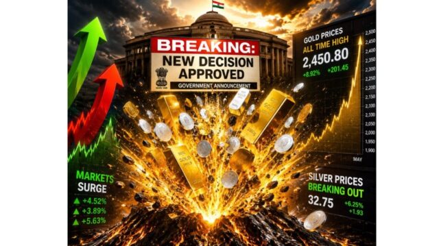 Gold & Silver Prices About to Explode After Government’s Big Decision Gold & Silver Prices