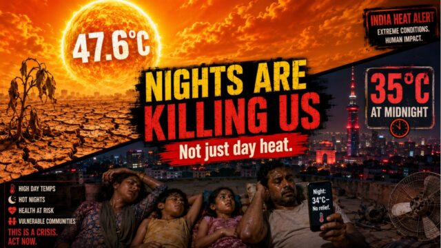 India’s Dangerous Heatwave Crisis: Why Nights Are Becoming More Dangerous Than Days heatwave