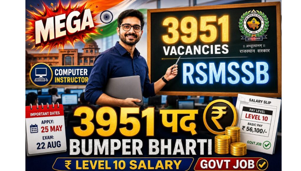 raj tt Rajasthan Computer Instructor