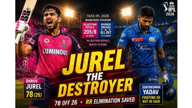Rajasthan Royals Keep Playoff Dreams Alive with Thrilling Win Over Mumbai Indians Rajasthan Royals