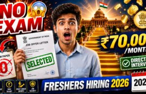 Top Government Organizations Hiring Freshers in 2026 Without Written Exam Hiring Freshers