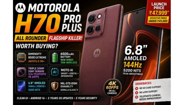 Motorola H70 Pro Plus Review 2026: Is It Worth Buying? Full Specs & Honest Performance Test Motorola H70 Pro