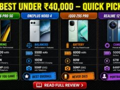 Best Smartphones Under ₹40,000 in 2026: Top Picks for Gaming, Camera, and Overall Value Smartphones