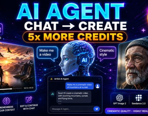 Artlist AI Agent Explained: Create AI Images & Videos Just by Chatting Like ChatGPT Artlist AI Agent
